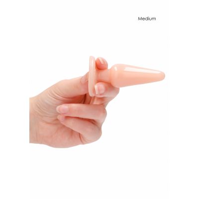Anal Trainers Kit Flesh Vibrating Cock Ring