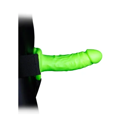 Realistic Hollow Strap on Harness 7 Inch Glow in the Dark