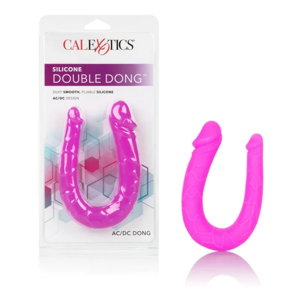Silicone Double Dong Ac-dc Dong - Pink