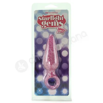 Starlight Gems Booty Pops Pink Medium Butt Plug