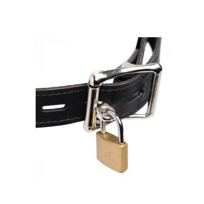 Musk Athletic Cup Muzzle with Removable Straps White Kinky BDSM Toys