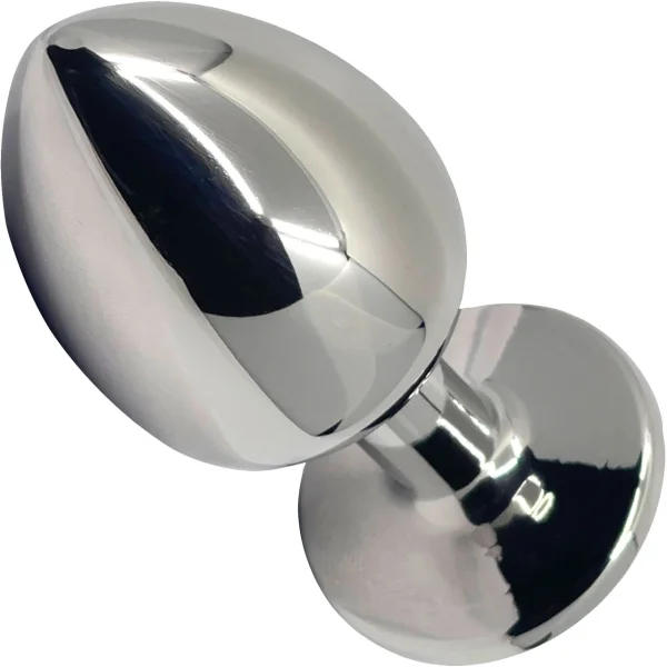 Pretty Plugs Heliotrope Crystal And Stainless Steel Butt Plug - Large