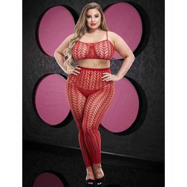 Lapdance Jacquard Crop Top & Pant Set Queen — image 8 of 8