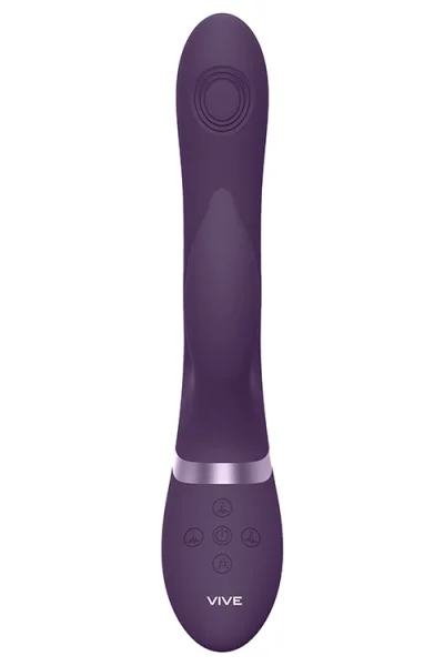 Shots Toys 8.8" Aimi Thumping, Swinging & Vibrating Silicone Rabbit