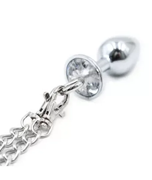 Gingerly Cuffs With Plug - Silver - 2.7 Inch — image 4 of 4