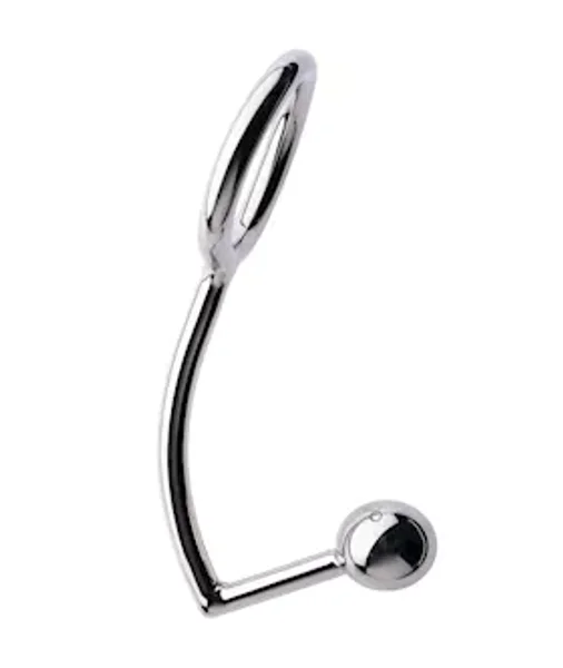 Kink Range Cock Ring Anal Anhcor - Small - Silver - 45mm — image 4 of 4