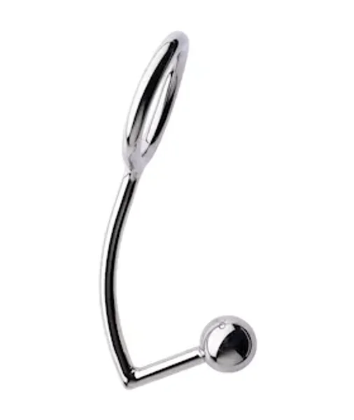 Anal Anchor Ball Ring  - Silver - 50mm — image 4 of 4