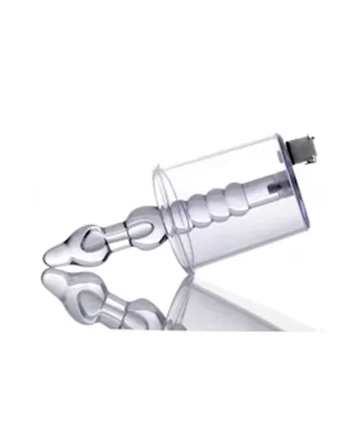 Anal Pump Cylinder With Stimulator Shaft - Clear — image 9 of 10