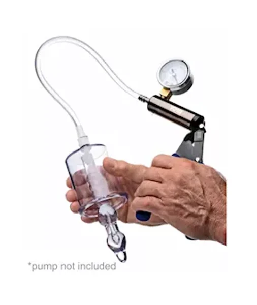 Anal Pump Cylinder With Stimulator Shaft - Clear — image 8 of 10