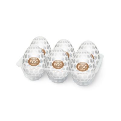 Tenga Egg Crater 6 Pieces Clear
