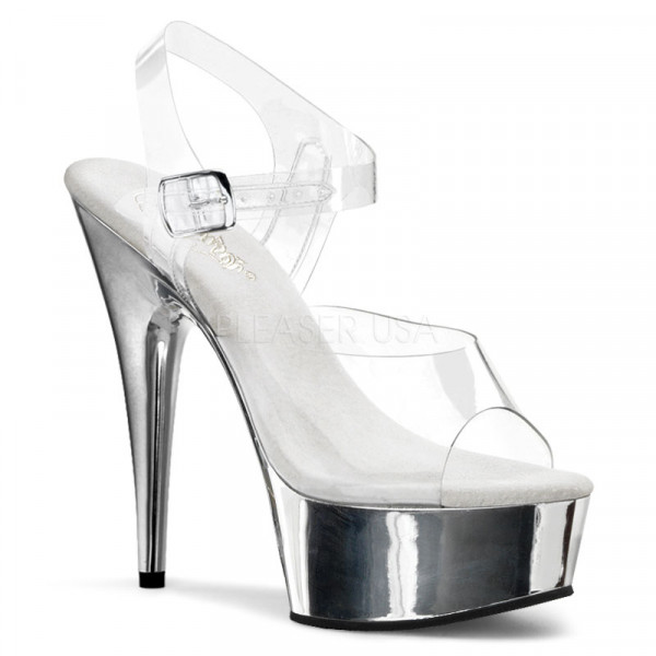 DELIGHT-608 - 6" Heel, 1 3/4" PF Ankle Strap Sandal — image 9 of 12