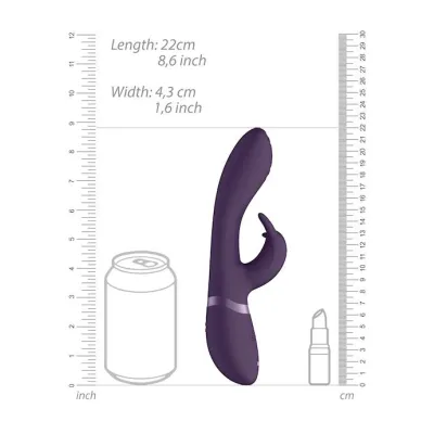 Cato Pulse G spot Rabbit Purple 8 Inch