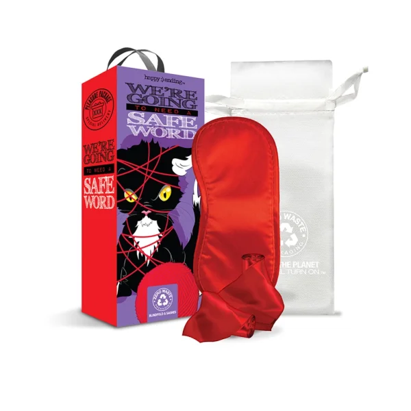 Pleasure Package We're Going To Need A Safe Word - Blindfold, Wrist, And Ankle Sashes