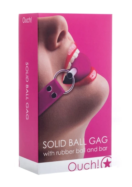 Solid Ball Gag - Pink -