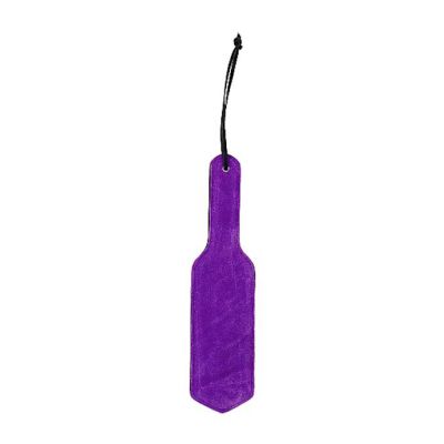 Paddle Leather And Suede Purple Purple