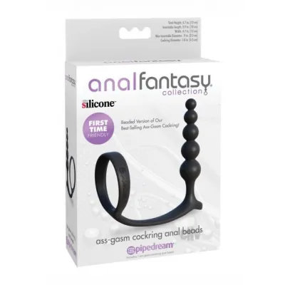 Anal Fantasy Ass gasm Cockring Anal Beads
