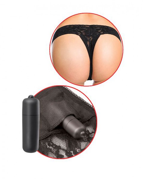 Ff Plus Size Hanky Spank Me Vibrat - Black