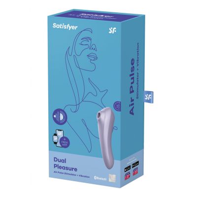 Dual Pleasure Air Pulse Vibrator Mauve Clit Orgasm