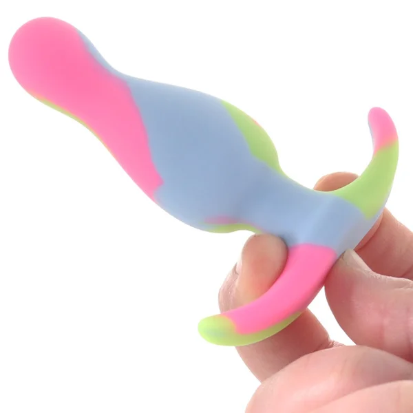 Avant Kaleido Silicone Butt Plug By Blush - Lime
