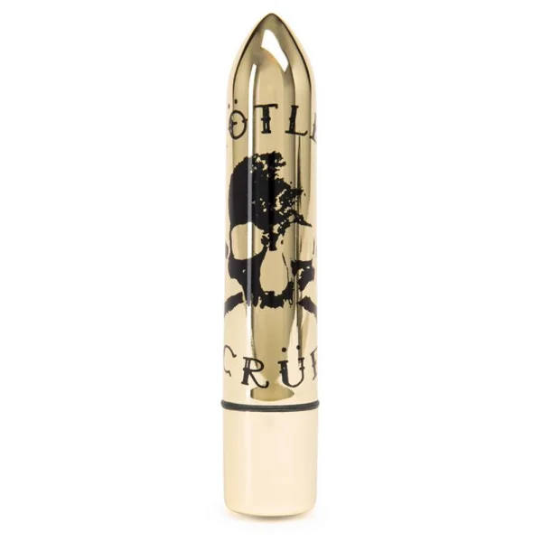 Motley Crue Skull Bullet Vibe 10f Gold