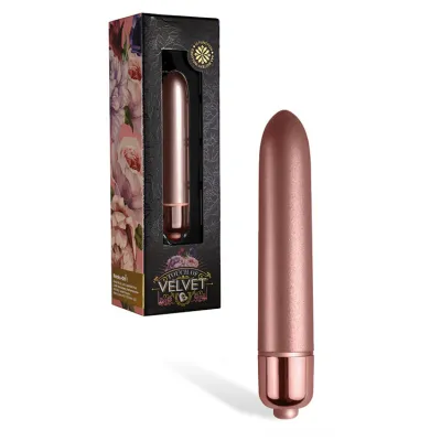 Rocks Off Touch Of Velvet Rose Gold 3 5 Bullet Vibrator