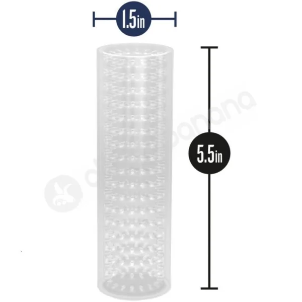 M For Men Stroke Sleeve Reversible Stroker With Ticklers