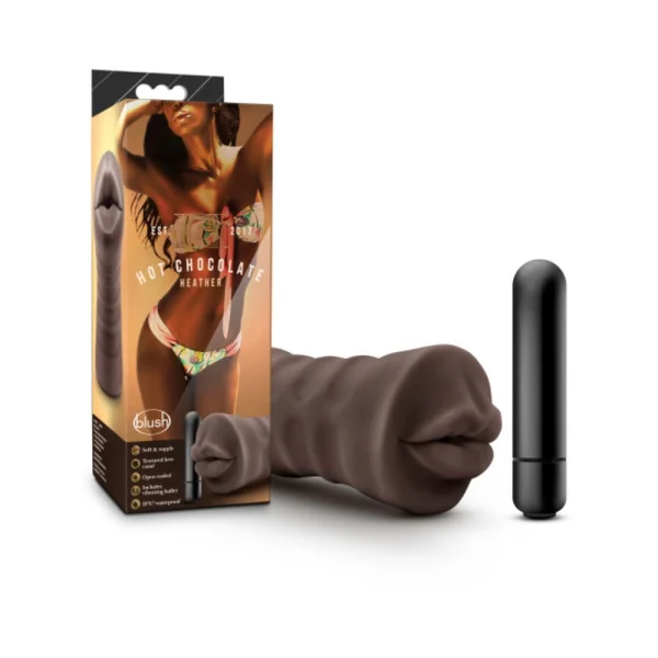 Hot Chocolate Heather Brown Mouth Stroker — image 6 of 15