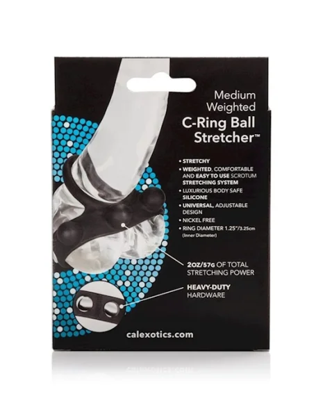 Medium Weighted C Ring Ball Stretcher Black