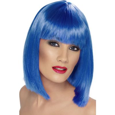 Smiffys Blue Glam Wig