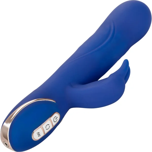 Jack Rabbit Signature Silicone Rotating Beaded Rabbit Dual Stimulation Vibrator by CalExotics