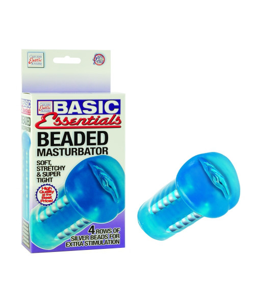 Basic Essentials Beaded Masturbator