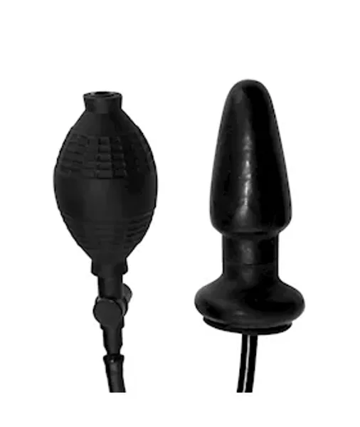 Expand Inflatable Anal Plug - Black - 5 Inch — image 2 of 2