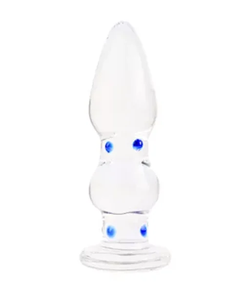 Lucent Duo Glass Plug - 4.7 Inch - Clear - 4.7 Inch — image 5 of 6