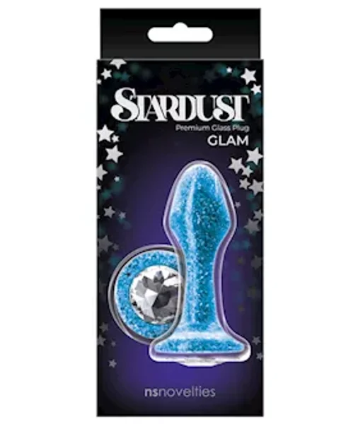 Stardust Glam Plug - 3.7 Inch - Blue - 3.7 Inch — image 3 of 3