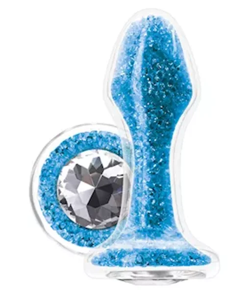 Stardust Glam Plug - 3.7 Inch - Blue - 3.7 Inch — image 3 of 4