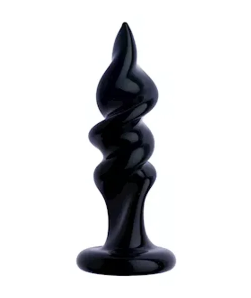 Lucent Corkscrew Glass Butt Plug — image 2 of 2