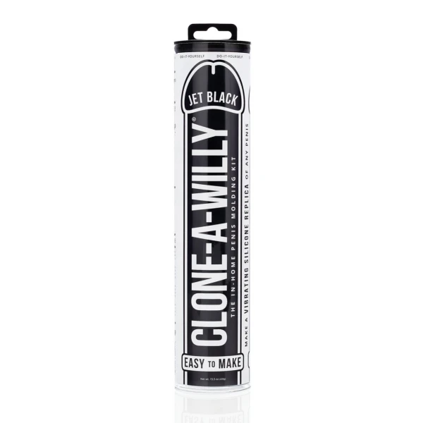 Clone-A-Willy Make Your Own Vibrating Silicone Dildo - Jet Black