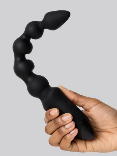 Nexus Bendz Posable Rechargeable Silicone Vibrating Anal Beads 7.5 Inch