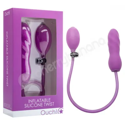 Ouch Purple Inflatable Silicone Twist