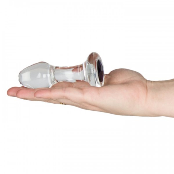 Glacier Glass Jewelled Butt Plug – 4 Inch — image 4 of 4