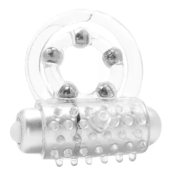 Maximus Enhancement Ring 5 Stroker Beads - Clear