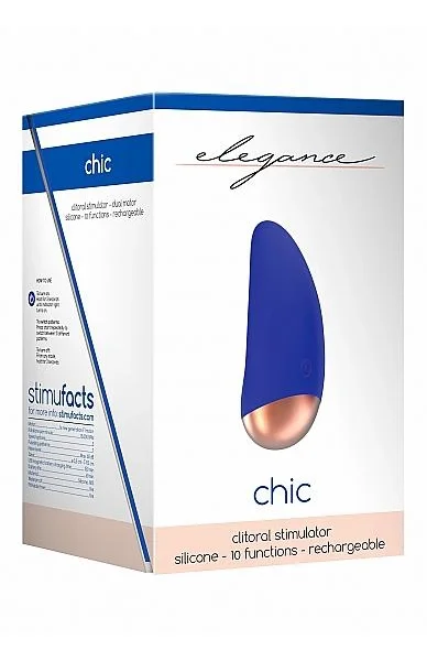 Elegance Chic Clitoral Stimulator Blue