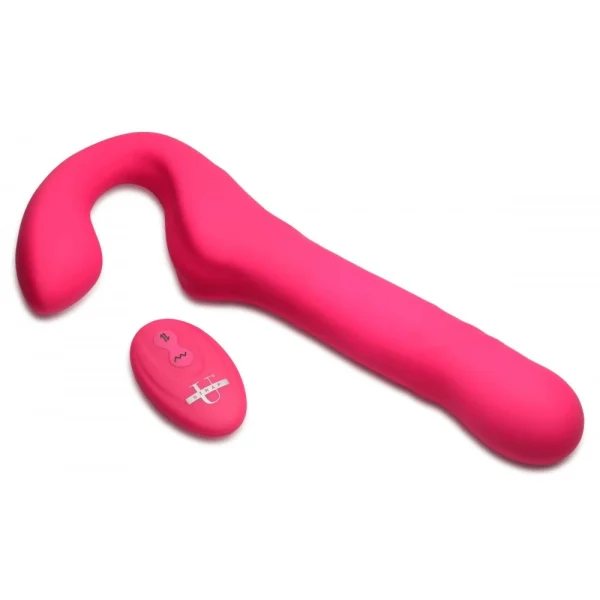 Wireless Mighty-Thrust Strapless Strap-On with Remote Control