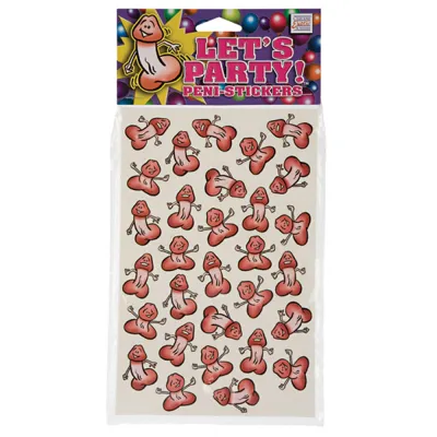 California Exotic Let s Party Peni Stickers