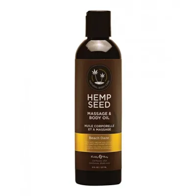 Earthly Body Massage Body Oil 8 Oz Beach Daze