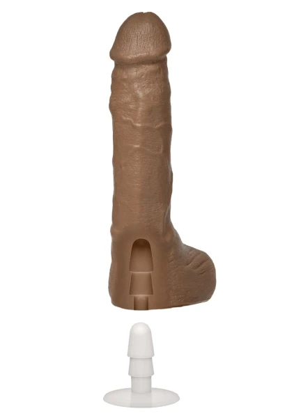 Bust It Squirting Realistic Cock by Doc Johnson -  Cocoa