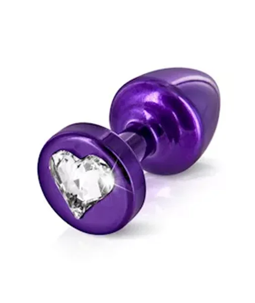 Anni R Heart T2 Butt Plug - Purple - 30mm — image 2 of 2