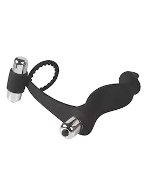 Cock Ring Anal Plug - Black - Black — image 6 of 6
