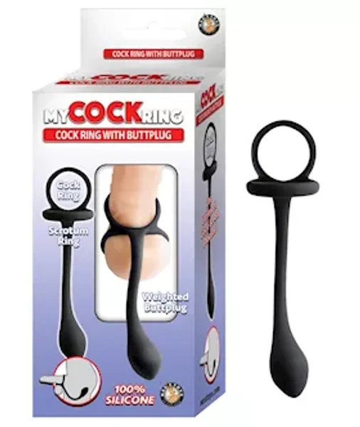 Cockring With Buttplug — image 2 of 2
