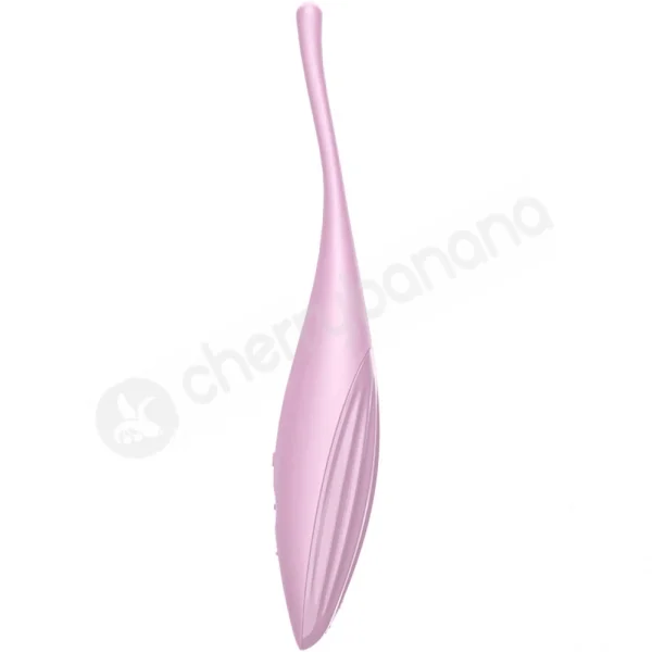 Satisfyer Twirling Joy Pink App Controlled Vibrating Clitoral Stimulator